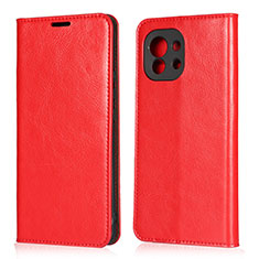 Coque Portefeuille Livre Cuir Etui Clapet T21 pour Xiaomi Mi 11 5G Rouge