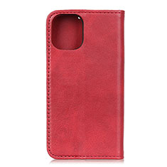 Coque Portefeuille Livre Cuir Etui Clapet T24 pour Xiaomi Mi 11 5G Rouge