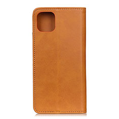 Coque Portefeuille Livre Cuir Etui Clapet T24 pour Xiaomi Mi 11 Lite 4G Brun Clair