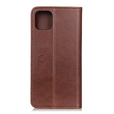 Coque Portefeuille Livre Cuir Etui Clapet T24 pour Xiaomi Mi 11 Lite 4G Marron