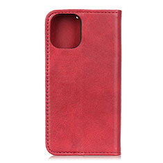 Coque Portefeuille Livre Cuir Etui Clapet T24 pour Xiaomi Mi 11 Lite 4G Rouge