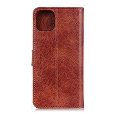 Coque Portefeuille Livre Cuir Etui Clapet T26 pour Xiaomi Mi 11 Lite 4G Marron