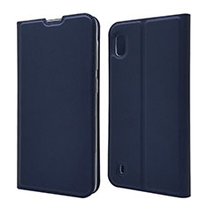 Coque Portefeuille Livre Cuir Etui Clapet U01 pour Samsung Galaxy A10 Bleu