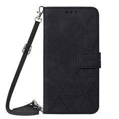 Coque Portefeuille Livre Cuir Etui Clapet Y01B pour Apple iPhone 13 Pro Max Noir