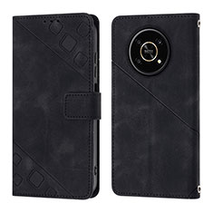 Coque Portefeuille Livre Cuir Etui Clapet Y01B pour Huawei Honor Magic4 Lite 5G Noir