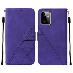 Coque Portefeuille Livre Cuir Etui Clapet Y01B pour Motorola Moto G Power 5G (2023) Violet