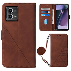 Coque Portefeuille Livre Cuir Etui Clapet Y01B pour Motorola Moto G Stylus (2023) 4G Marron