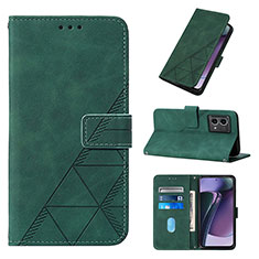 Coque Portefeuille Livre Cuir Etui Clapet Y01B pour Motorola Moto G Stylus (2023) 4G Vert