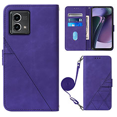 Coque Portefeuille Livre Cuir Etui Clapet Y01B pour Motorola Moto G Stylus (2023) 4G Violet