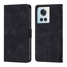 Coque Portefeuille Livre Cuir Etui Clapet Y01B pour OnePlus 10R 5G Noir