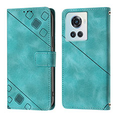 Coque Portefeuille Livre Cuir Etui Clapet Y01B pour OnePlus Ace 5G Vert