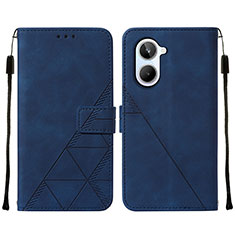 Coque Portefeuille Livre Cuir Etui Clapet Y01B pour Realme 10 4G Bleu