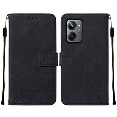 Coque Portefeuille Livre Cuir Etui Clapet Y01B pour Realme 10 Pro 5G Noir