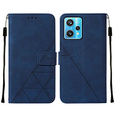 Coque Portefeuille Livre Cuir Etui Clapet Y01B pour Realme 9 4G Bleu