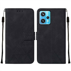 Coque Portefeuille Livre Cuir Etui Clapet Y01B pour Realme 9 5G Noir