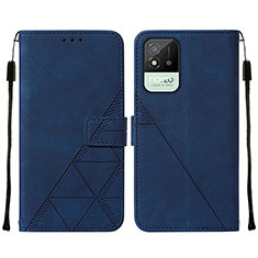 Coque Portefeuille Livre Cuir Etui Clapet Y01B pour Realme C11 (2021) Bleu