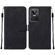 Coque Portefeuille Livre Cuir Etui Clapet Y01B pour Realme GT Neo3 5G Noir