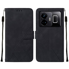 Coque Portefeuille Livre Cuir Etui Clapet Y01B pour Realme GT Neo5 240W 5G Noir