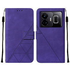 Coque Portefeuille Livre Cuir Etui Clapet Y01B pour Realme GT Neo5 240W 5G Violet