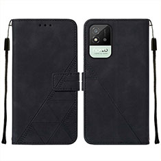 Coque Portefeuille Livre Cuir Etui Clapet Y01B pour Realme Narzo 50i Noir