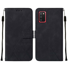 Coque Portefeuille Livre Cuir Etui Clapet Y01B pour Samsung Galaxy A03s Noir