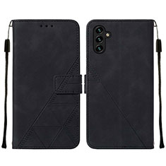 Coque Portefeuille Livre Cuir Etui Clapet Y01B pour Samsung Galaxy A04s Noir