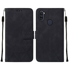 Coque Portefeuille Livre Cuir Etui Clapet Y01B pour Samsung Galaxy A11 Noir