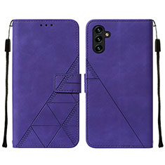 Coque Portefeuille Livre Cuir Etui Clapet Y01B pour Samsung Galaxy A13 5G Violet