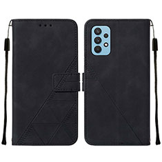 Coque Portefeuille Livre Cuir Etui Clapet Y01B pour Samsung Galaxy A32 4G Noir