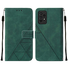 Coque Portefeuille Livre Cuir Etui Clapet Y01B pour Samsung Galaxy A33 5G Vert