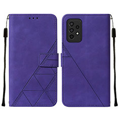 Coque Portefeuille Livre Cuir Etui Clapet Y01B pour Samsung Galaxy A33 5G Violet