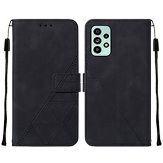 Coque Portefeuille Livre Cuir Etui Clapet Y01B pour Samsung Galaxy A53 5G Noir