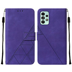 Coque Portefeuille Livre Cuir Etui Clapet Y01B pour Samsung Galaxy A53 5G Violet