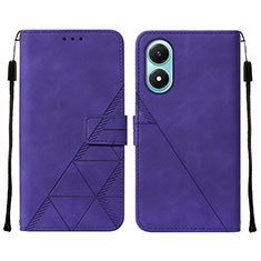 Coque Portefeuille Livre Cuir Etui Clapet Y01B pour Vivo Y02S Violet