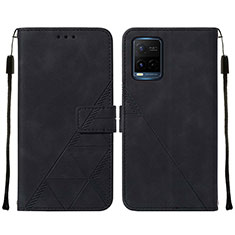 Coque Portefeuille Livre Cuir Etui Clapet Y01B pour Vivo Y32 4G Noir