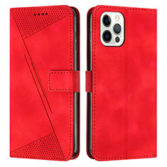 Coque Portefeuille Livre Cuir Etui Clapet Y01X pour Apple iPhone 14 Pro Max Rouge