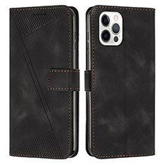 Coque Portefeuille Livre Cuir Etui Clapet Y01X pour Apple iPhone 15 Pro Max Noir