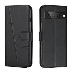 Coque Portefeuille Livre Cuir Etui Clapet Y01X pour Google Pixel 7 Pro 5G Noir