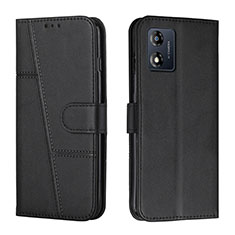 Coque Portefeuille Livre Cuir Etui Clapet Y01X pour Motorola Moto E13 Noir