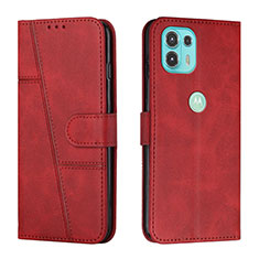 Coque Portefeuille Livre Cuir Etui Clapet Y01X pour Motorola Moto Edge 20 Lite 5G Rouge