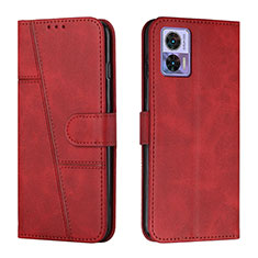 Coque Portefeuille Livre Cuir Etui Clapet Y01X pour Motorola Moto Edge 30 Lite 5G Rouge