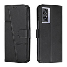 Coque Portefeuille Livre Cuir Etui Clapet Y01X pour Oppo K10 5G India Noir