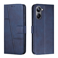 Coque Portefeuille Livre Cuir Etui Clapet Y01X pour Realme 10 4G Bleu