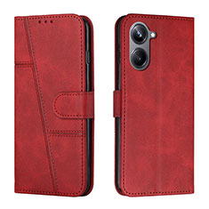 Coque Portefeuille Livre Cuir Etui Clapet Y01X pour Realme 10 4G Rouge