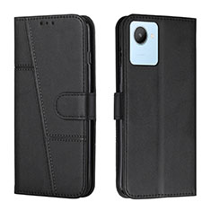 Coque Portefeuille Livre Cuir Etui Clapet Y01X pour Realme C30 Noir