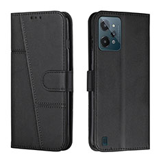 Coque Portefeuille Livre Cuir Etui Clapet Y01X pour Realme C31 Noir