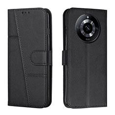 Coque Portefeuille Livre Cuir Etui Clapet Y01X pour Realme Narzo 60 5G Noir