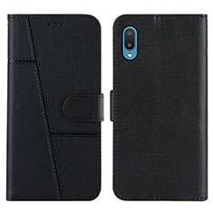 Coque Portefeuille Livre Cuir Etui Clapet Y01X pour Samsung Galaxy A02 Noir