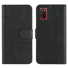 Coque Portefeuille Livre Cuir Etui Clapet Y01X pour Samsung Galaxy A02s Noir