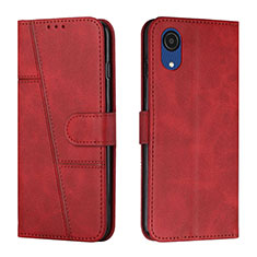 Coque Portefeuille Livre Cuir Etui Clapet Y01X pour Samsung Galaxy A03 Core Rouge